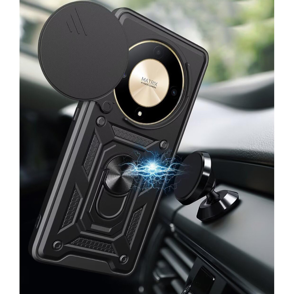 Чохол до мобільного телефона BeCover Military Honor Magic6 Lite 5G Black (710997) - зображення 4