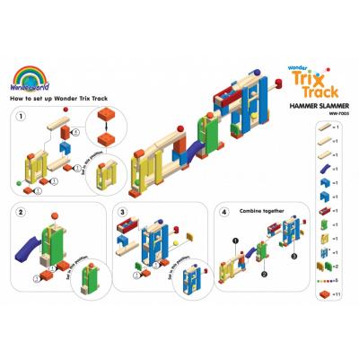 Конструктор WonderWorld Trix Track Супер молот (WW-7005) - зображення 6