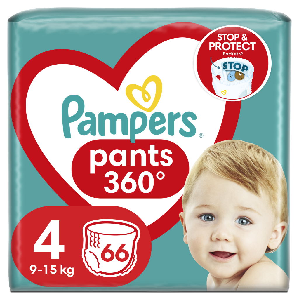 Підгузки Pampers трусики Maxi Pants Розмір 4 (9-15 кг) 66 шт (8006540069080) - зображення 1