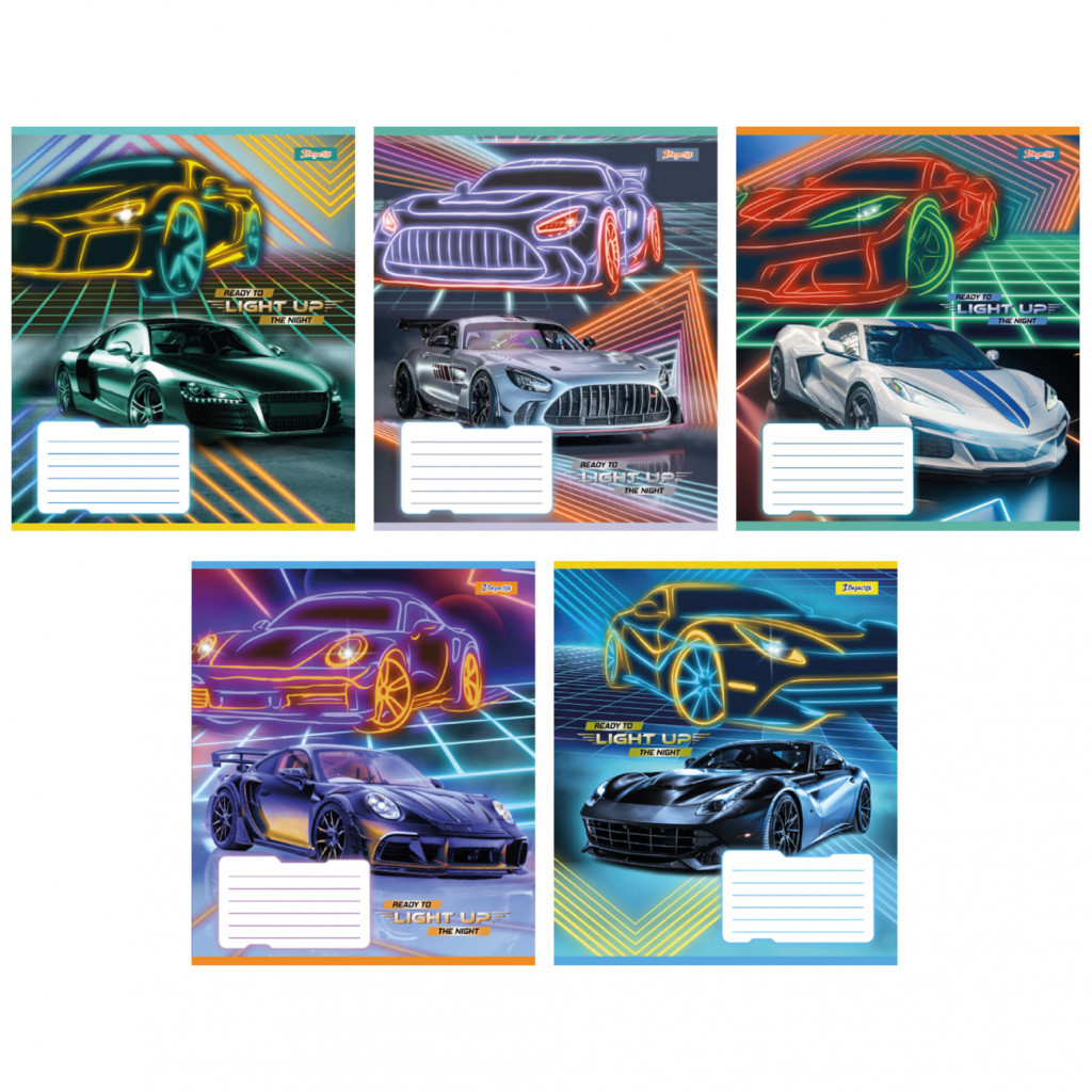 Зошит 1 вересня 1В Lights up 60 аркушів лінія (767150) - зображення 1