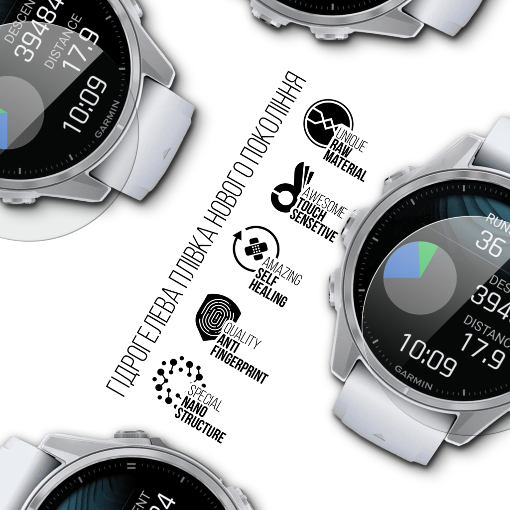 Плівка захисна Armorstandart Garmin Fenix 8 43mm 6 pcs (ARM85995) - зображення 2