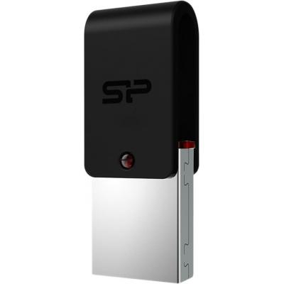 USB флеш накопичувач Silicon Power 64GB Mobile X31 USB 3.0 OTG (SP064GBUF3X31V1K) - зображення 2