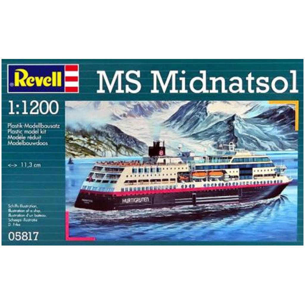 Збірна модель Revell Круїзний лайнер MS Midnatsol (Hurtigruten) 1:1200 (5817) - зображення 1