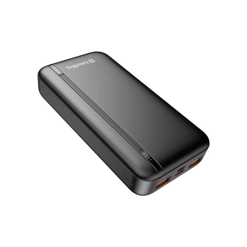Батарея універсальна ColorWay 20 000 mAh Portable Charger (USB/QC3.0 + USB-C/PD/22.5W) Black (CW-PB200LPB4BK-PD) - зображення 3