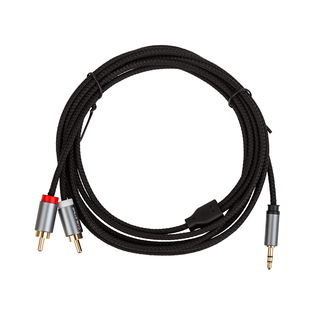 Кабель мультимедійний 3.5mm M to 2xRCA M 3.0m Cabletime (CA914067) - зображення 2