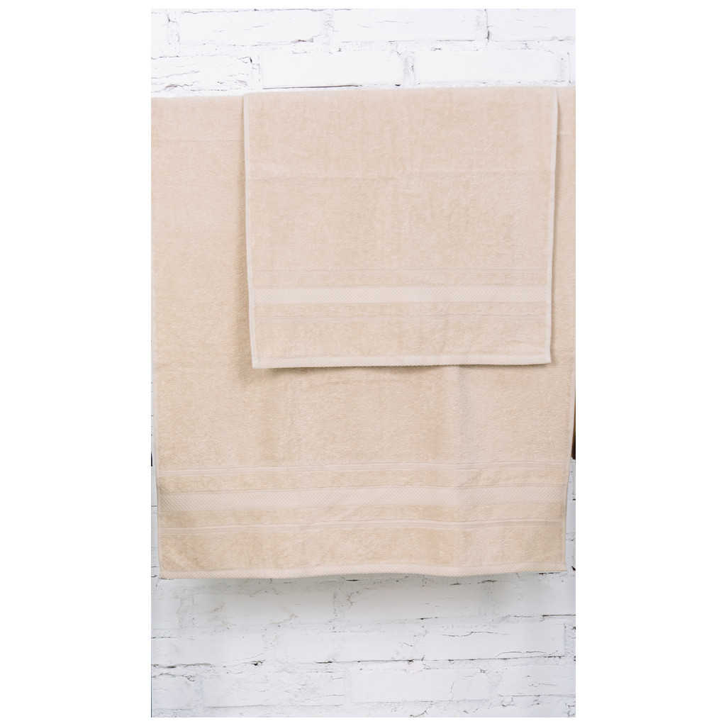 Рушник MirSon набір банний 5014 SoftNess Beige 50x90, 70x140 (2200003183061) - зображення 2