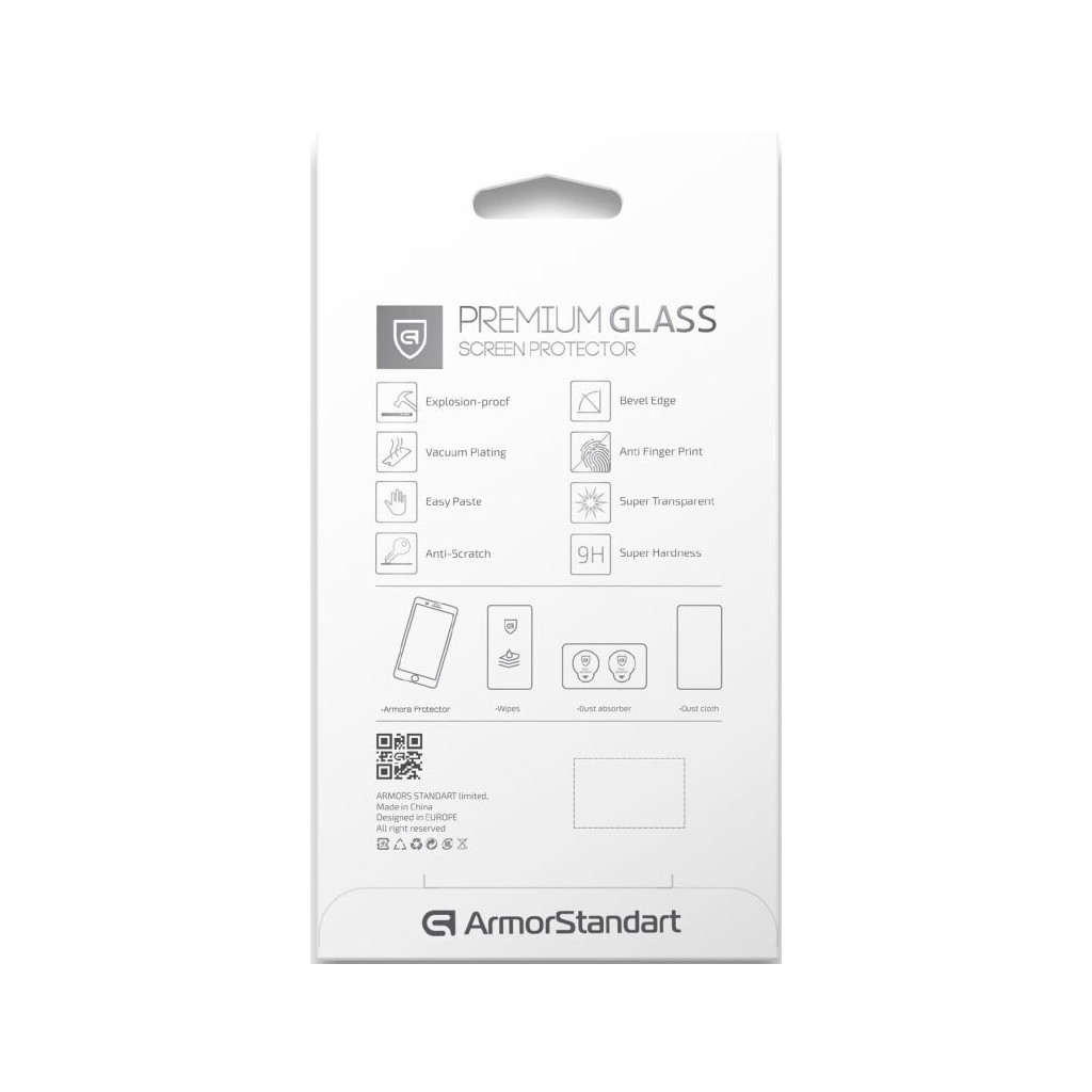Скло захисне Armorstandart Pro Motorola Moto G8 Power Lite Black (ARM57781) - зображення 2