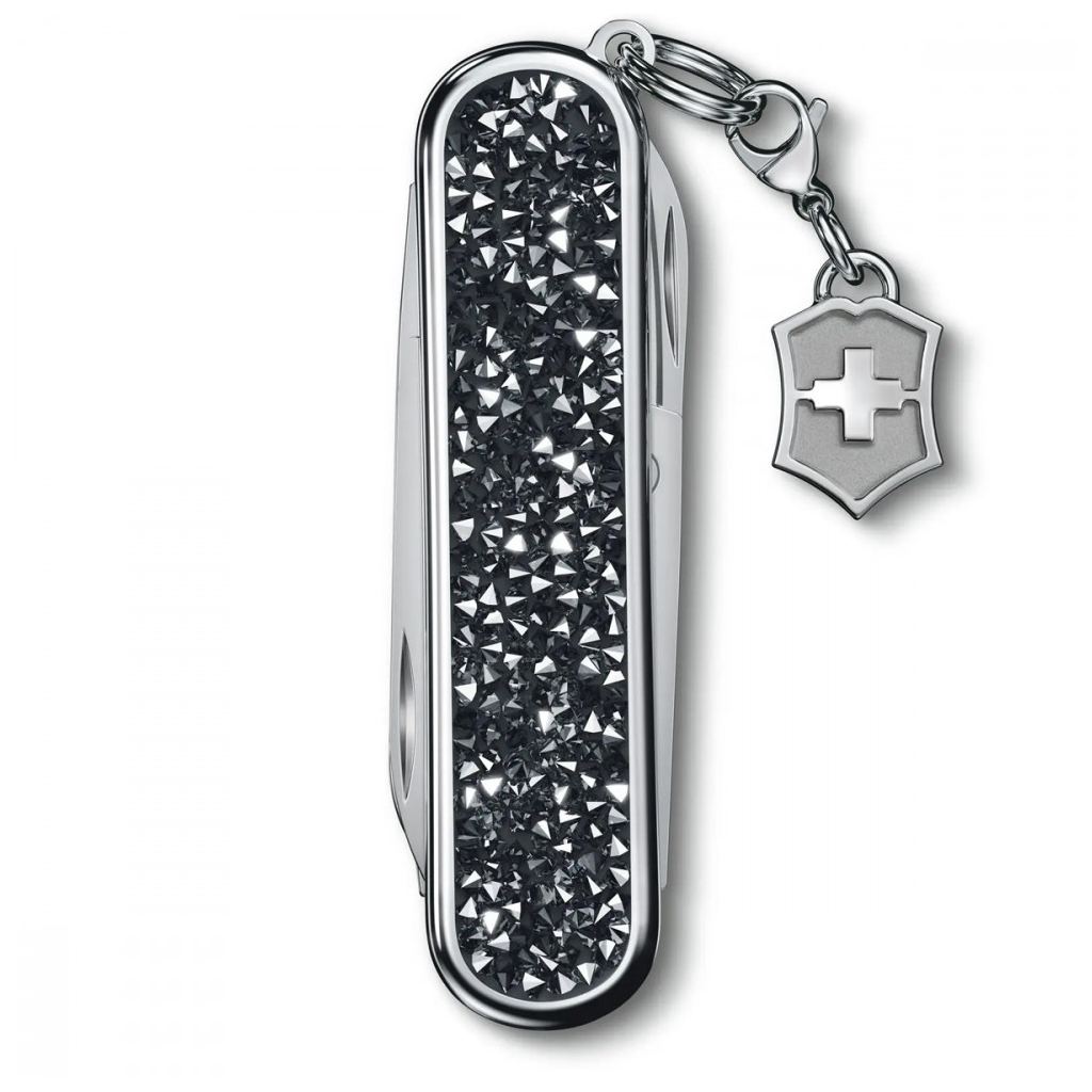 Ніж Victorinox Classic SD Brilliant Crystal + брелок-лого (0.6221.35) - зображення 3
