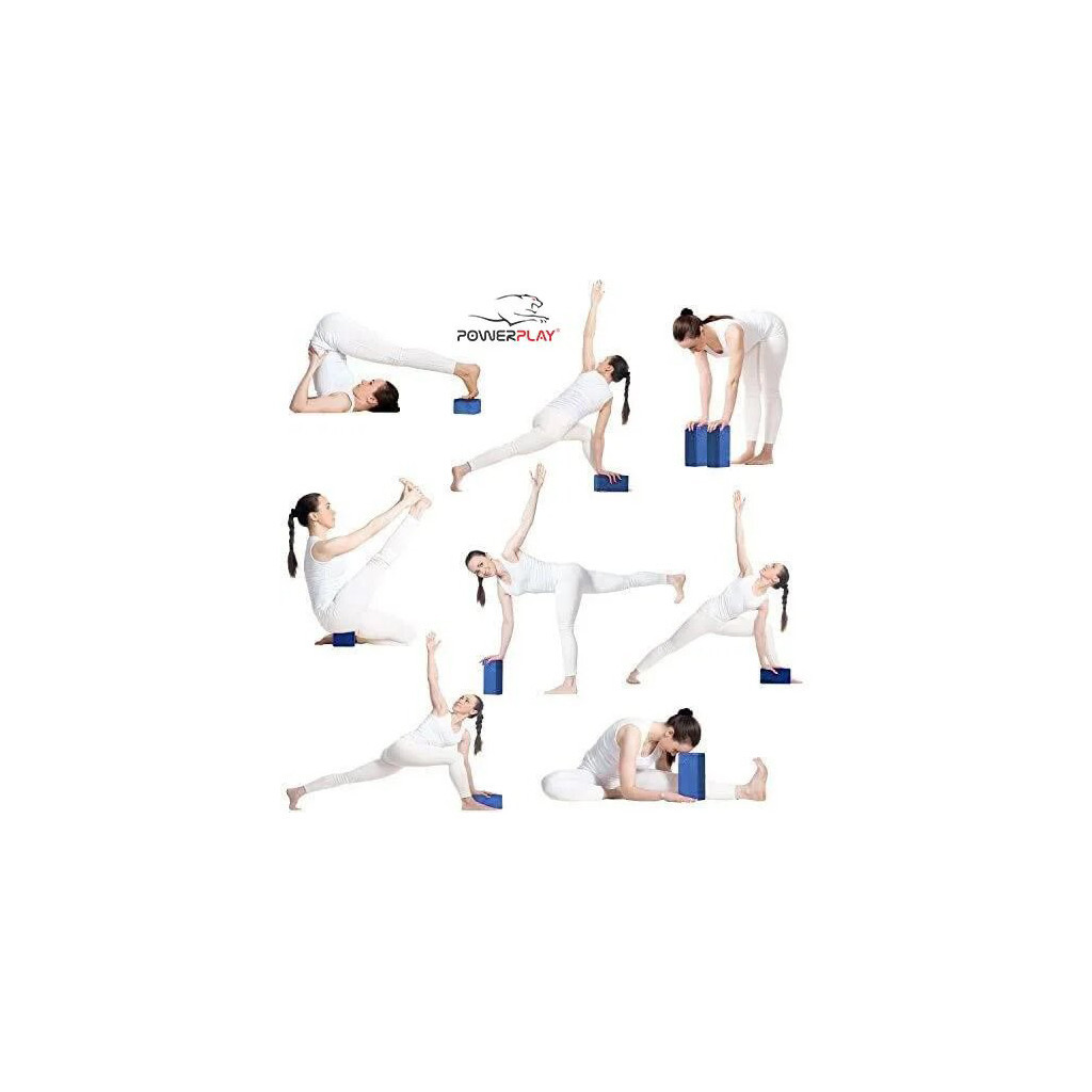 Блок для йоги PowerPlay 4006 Yoga Brick М'ятний (PP_4006_Mint_Yoga_Brick) - зображення 4