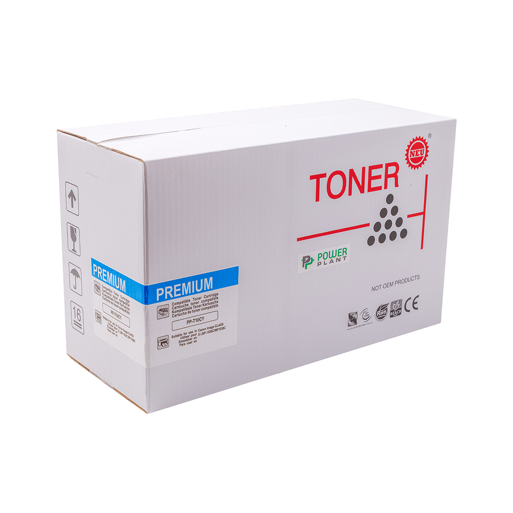 Картридж PowerPlant Canon T10 LBP1538C CY (PP-T10CY) - зображення 4