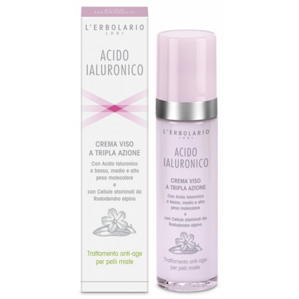 Крем для обличчя L'Erbolario з гіалуроновою кислотою для змішаної шкіри 50 мл (2214010006992) - зображення 1