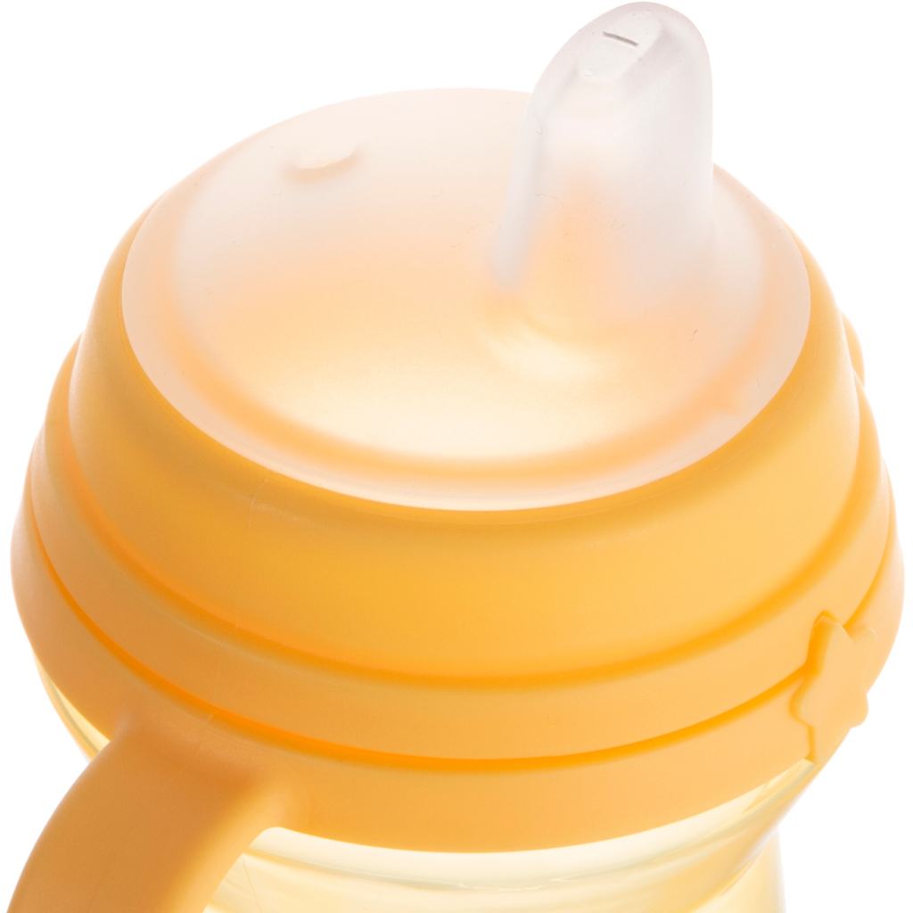 Поїльник-непроливайка Canpol babies з силіконовим носиком FirstCup 250 мл Жовта (56/615_yel) - зображення 3