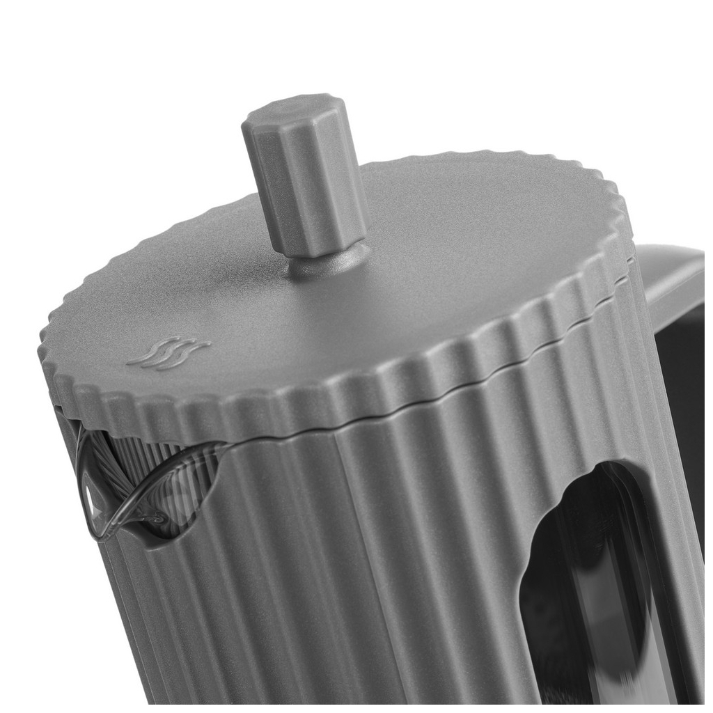 Френч-прес Resto Keid бамбук 1000 мл графіт (90535) - зображення 7