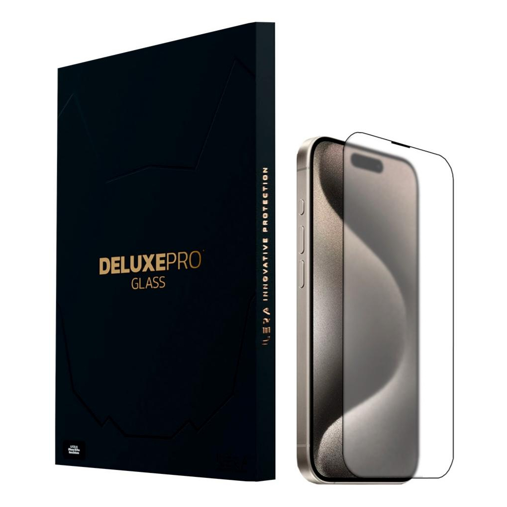 Скло захисне iLera DeLuxe Frosted iPhone 15 Pro Max (ILFRDL15PRMX) - зображення 1