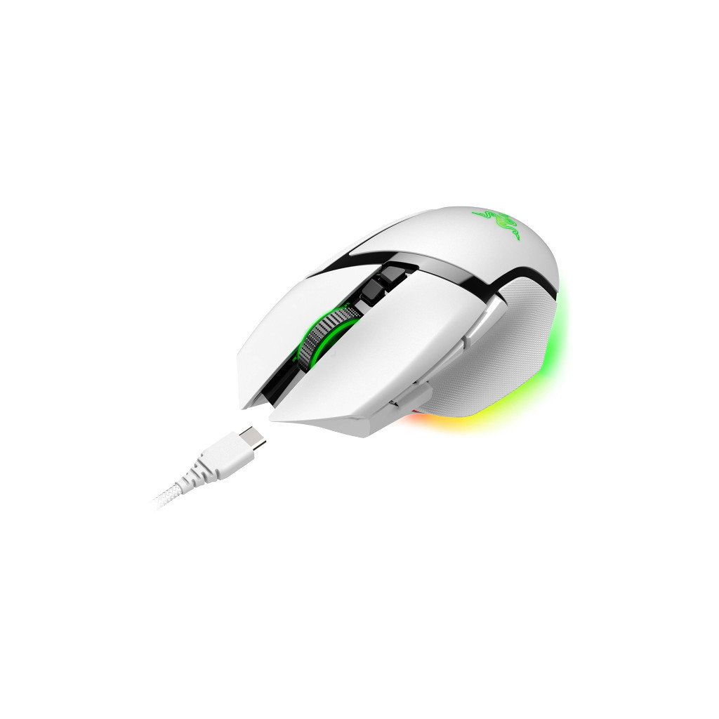 Мишка Razer Basilisk V3 Pro Wireless/Bluetooth White (RZ01-04620200-R3G1) - зображення 3