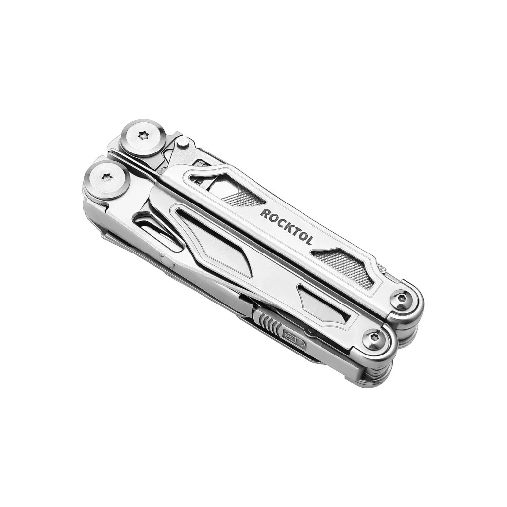 Мультитул Rocktol 29-в-1 з нейлоновим чохлом, бітами та запасними аксесуарами (SK05) - зображення 6