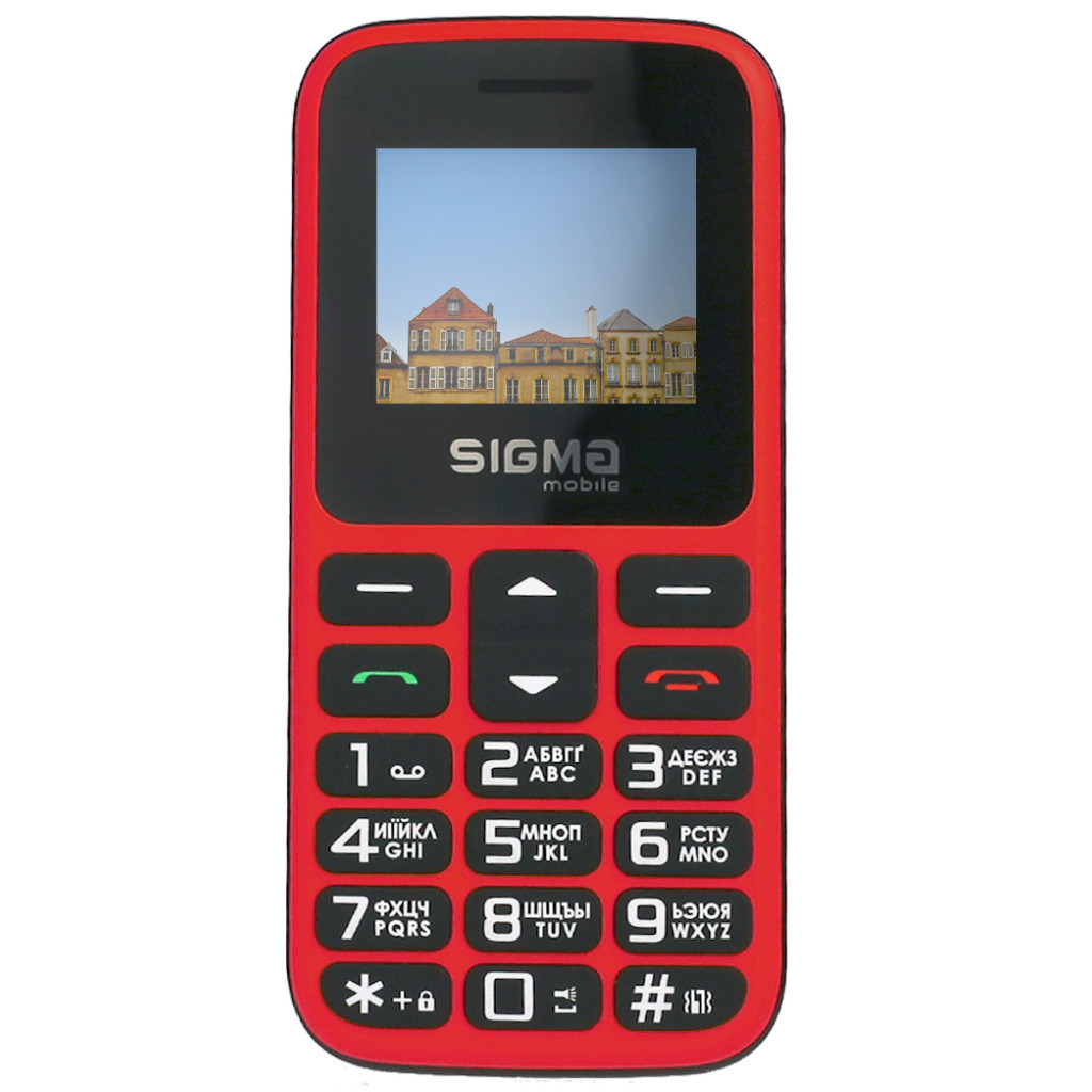 Мобільний телефон Sigma Comfort 50 HIT2020 Red (4827798120958) - зображення 1