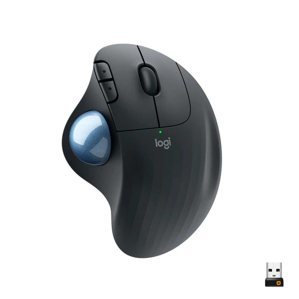 Мишка Logitech Ergo M575 Wireless Trackball Graphite (910-005872) - зображення 1