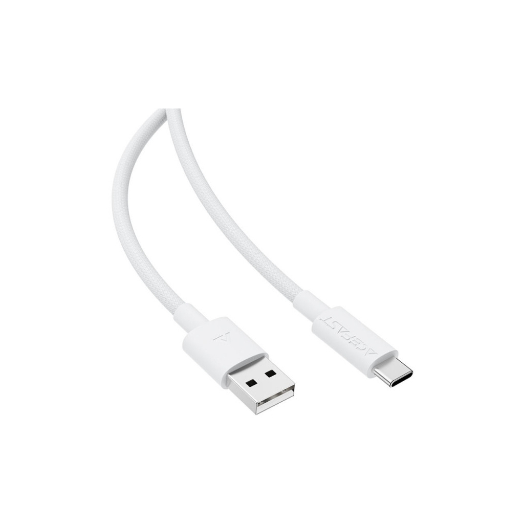 Дата кабель USB 2.0 AM to USB-C 1.2m 3A white Acefast (6974316284260) - зображення 3
