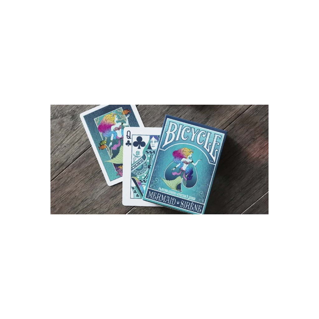 Гральні карти Bicycle Mermaid (red, blue) (PC_02457) - зображення 4
