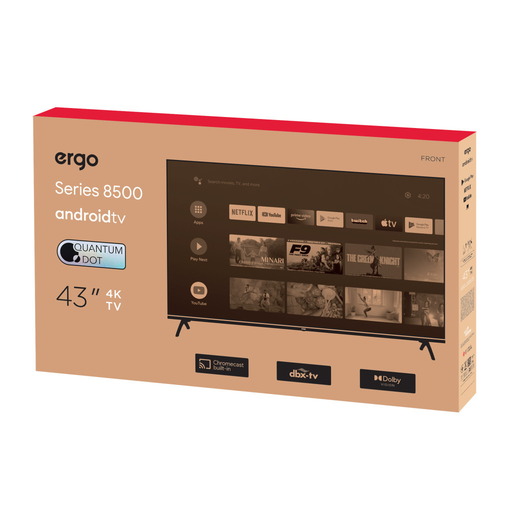 Телевізор Ergo 43GUS8555 - зображення 4