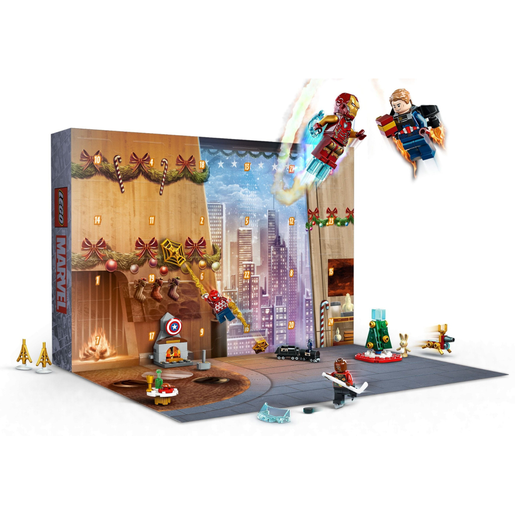 Конструктор LEGO Marvel Новорічний календар Месники 243 деталі (76267) - зображення 3