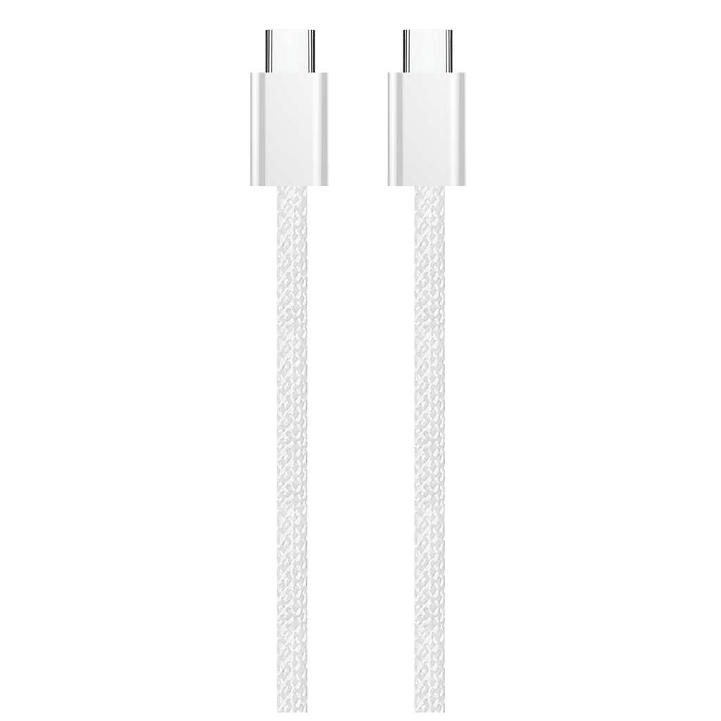 Дата кабель USB-C to USB-C 2.0m (braided cotton) (PD Fast Charging 60W) 3.0А grey ColorWay (CW-CBPDCC068-GR) - зображення 7