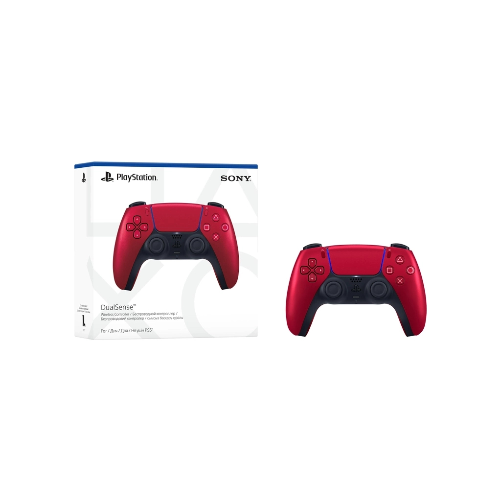 Геймпад Sony Playstation DualSense Bluetooth PS5 Cobalt Volcanic Red (1000040191) - зображення 5