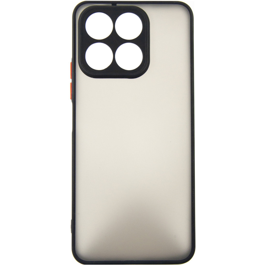 Чохол до мобільного телефона Dengos Matte HONOR X8a (black) (DG-TPU-MATT-138) - зображення 1