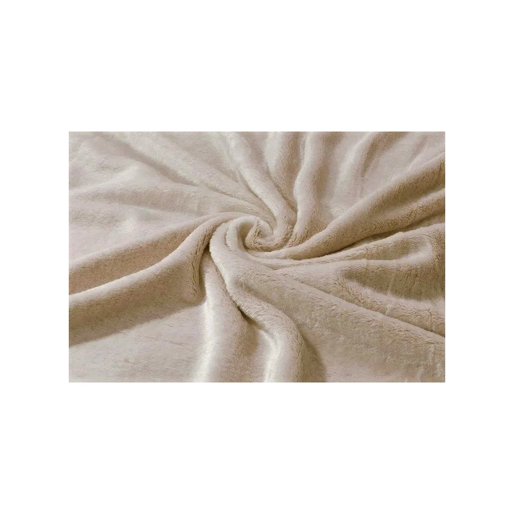 Плед Ярослав Фліс бежевий 200х145 (44142) - зображення 3