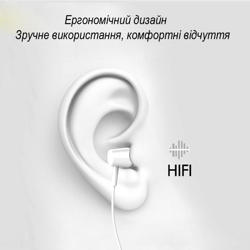 Навушники Denmen HF DR02 3.5mm 1.2 м Black (DE-DR02-BK) - зображення 4