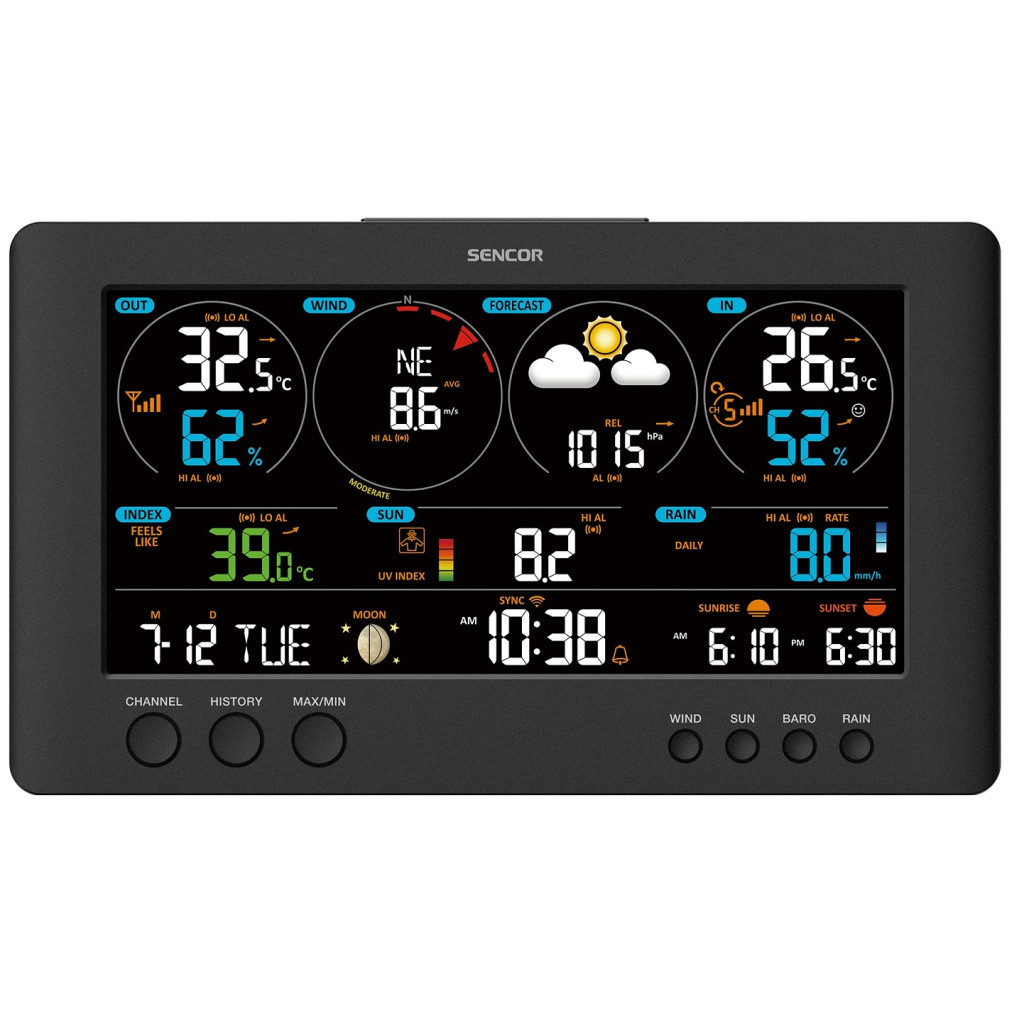 Метеостанція Sencor SWS12500WIFI - зображення 5