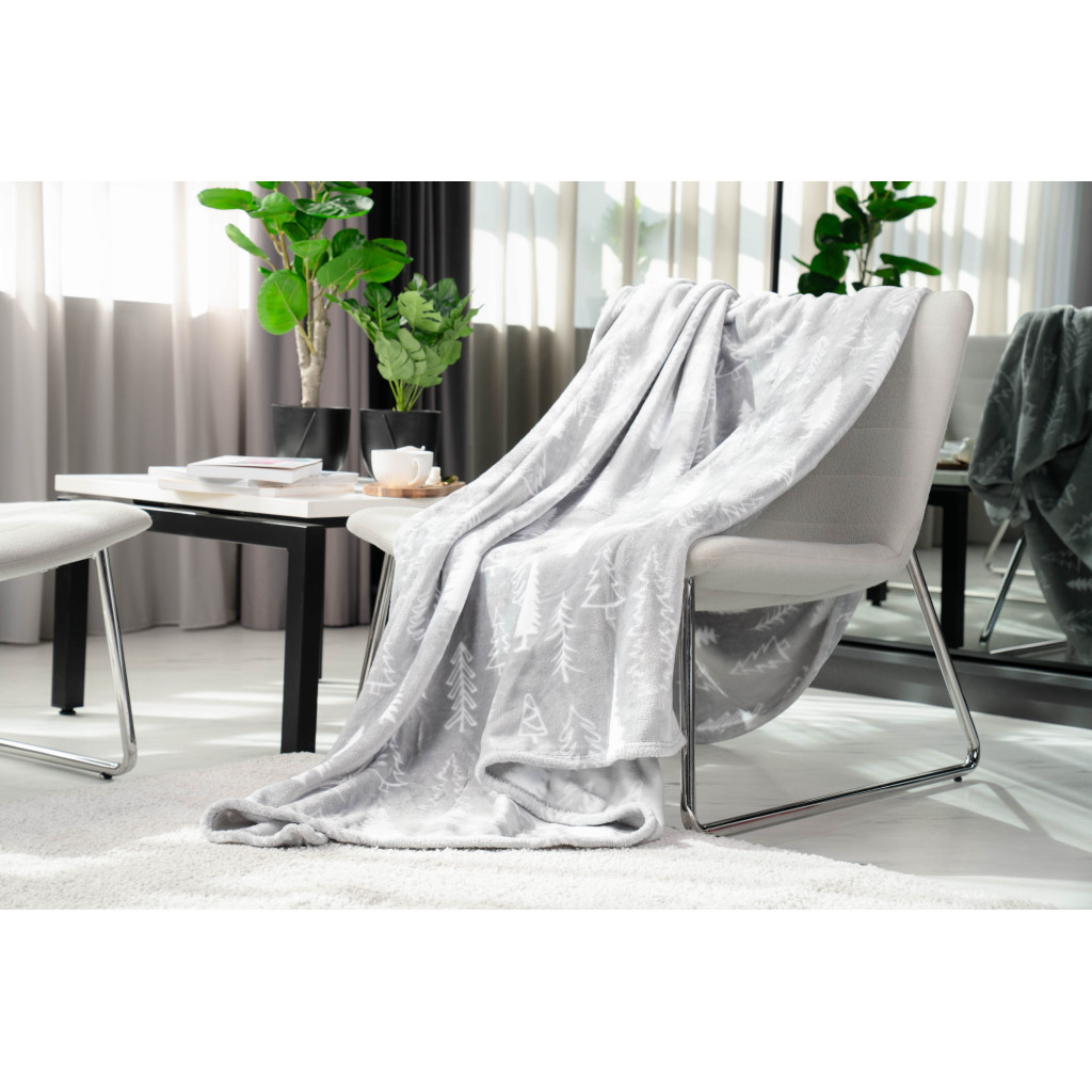 Плед Ardesto Flannel ялинки 160х200 см (ART0110PB) - зображення 2