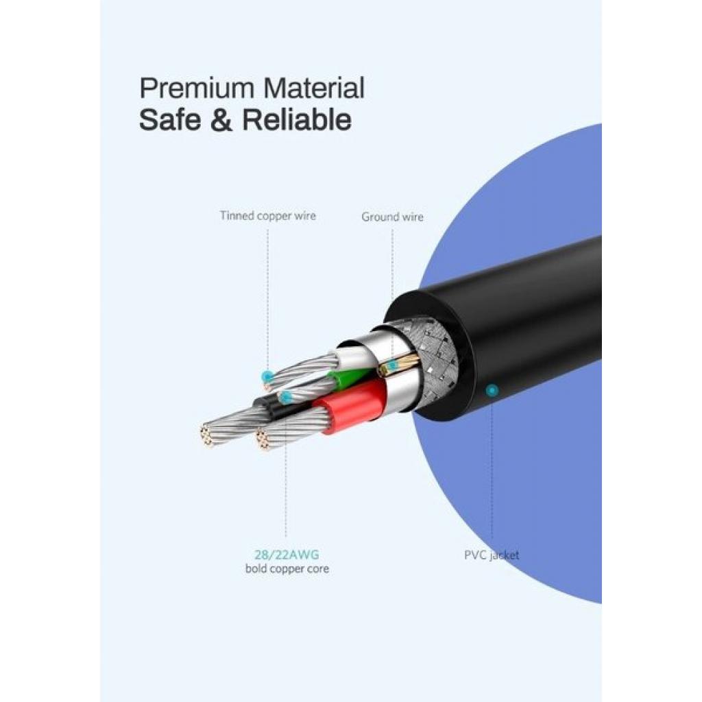 Дата кабель USB 2.0 AM to Micro 5P 2.0m US289 Black Ugreen (60138) - изображение 4