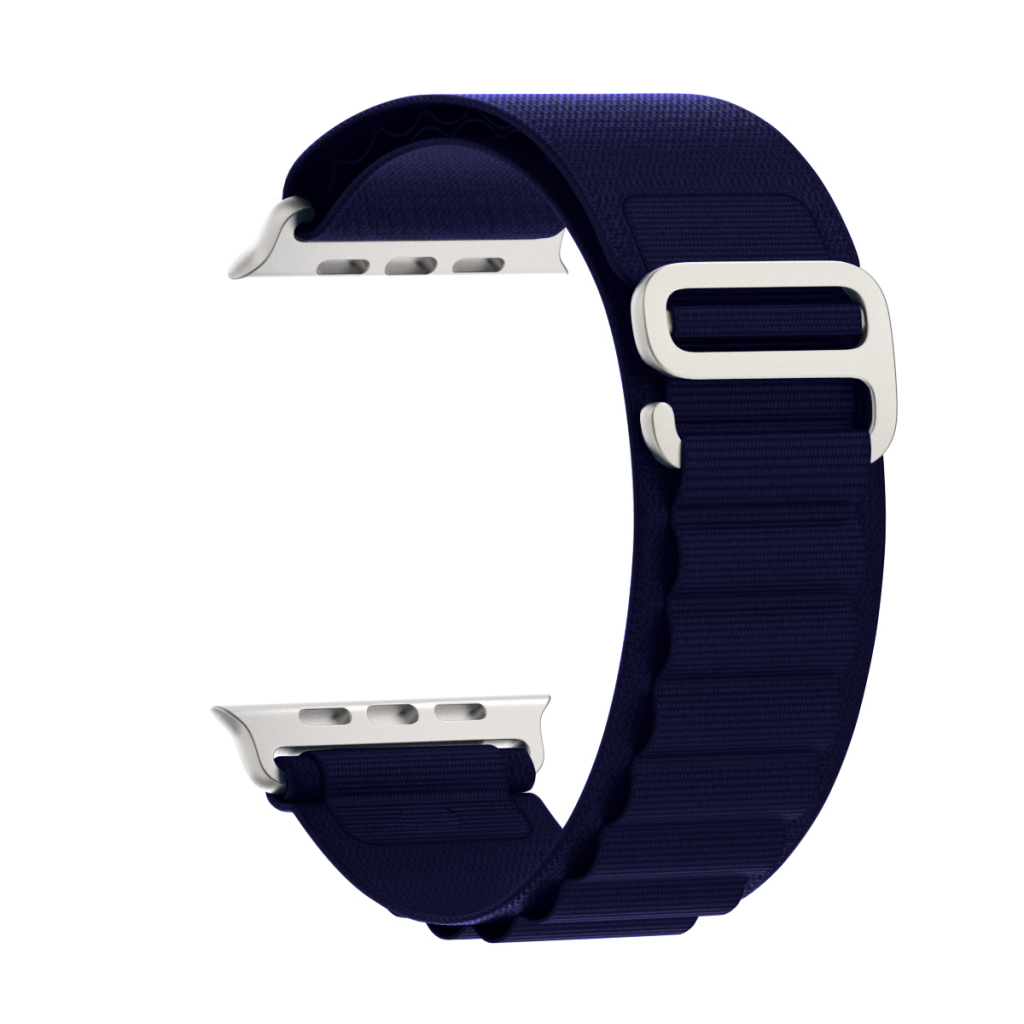 Ремінець до смарт-годинника Armorstandart Alpina Band для Apple Watch 49/46/45/44/42 (Series 1-3) Dark Blue (ARM74200) - зображення 1