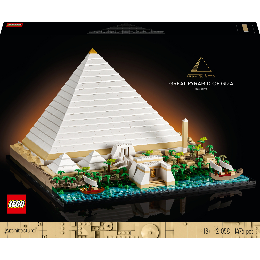 Конструктор LEGO Architecture Піраміда Хеопса (21058) - зображення 1