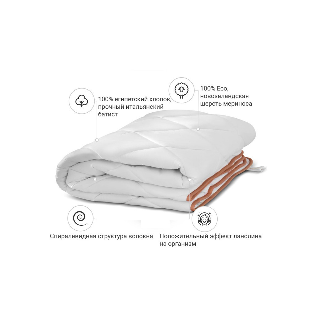 Ковдра MirSon вовняна 054 демі 140x205 см (2200000004994) - зображення 2