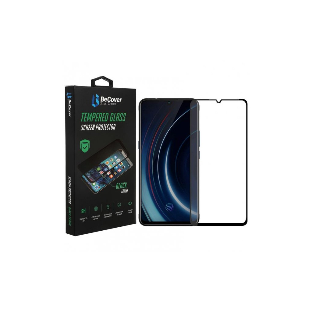 Скло захисне BeCover Vivo Y15s / Y15a Black (707250) - зображення 1