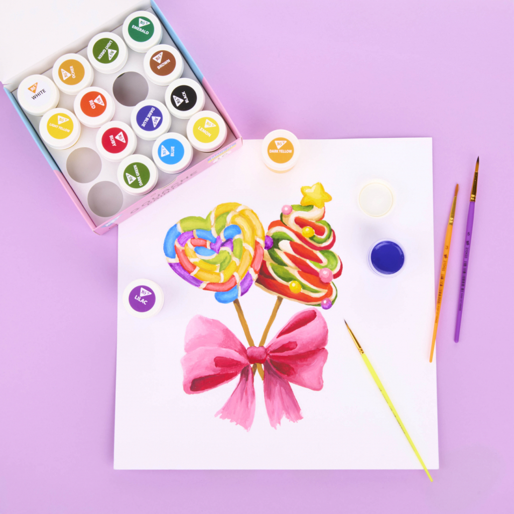 Гуашеві фарби Yes Pusheen 16 кольорів по 20 мл (230403) - picture 7