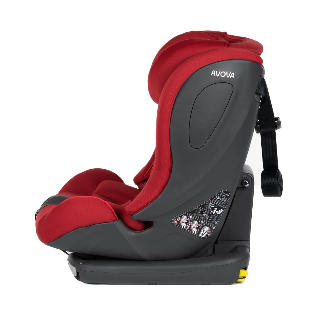 Автокрісло Avova Sperling-Fix i-Size 1-2-3 Maple Red (4260621463028) - изображение 9