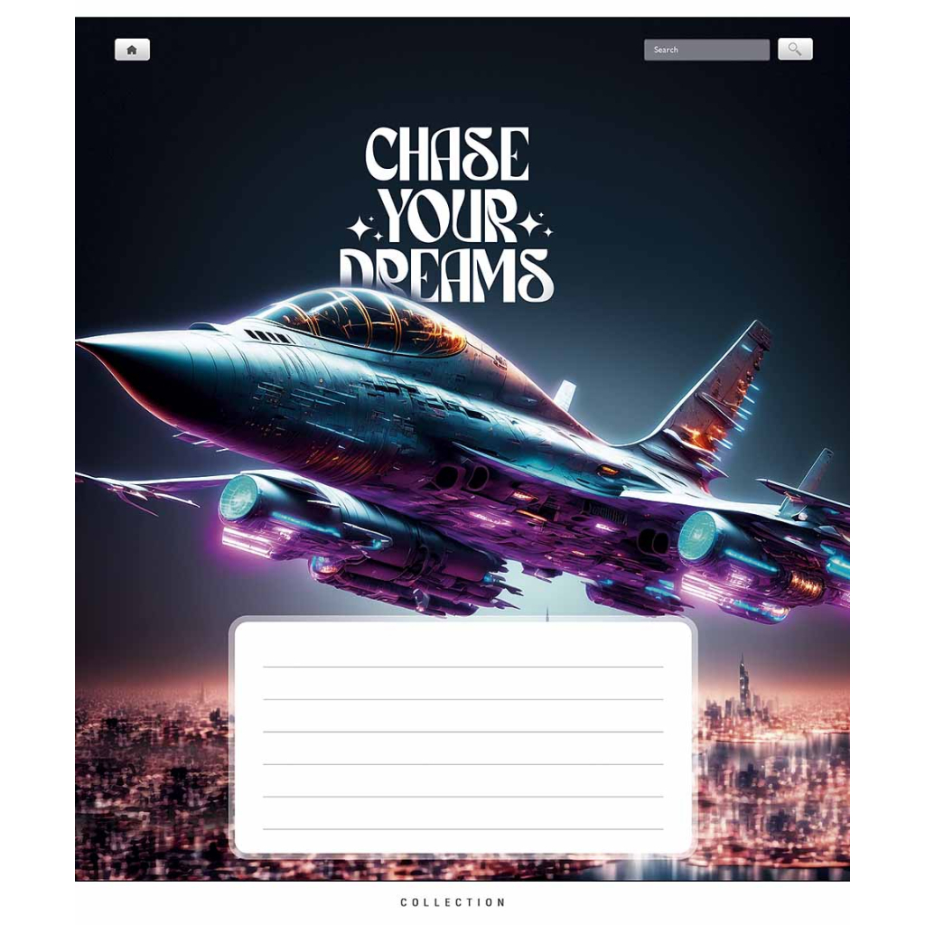 Зошит Школярик Chase your dreams 18 аркушів клітинка (018-3510K) - зображення 3