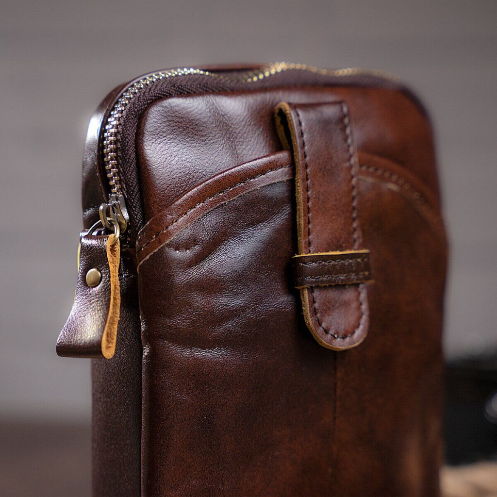 Сумка Vintage Коричнева (14728) - зображення 7