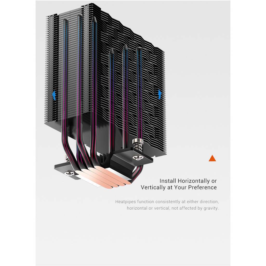 Кулер до процесора PcCooler RZ400 V2 BK - зображення 10