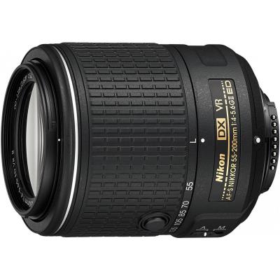 Об'єктив Nikon 55-200mm f/4-5.6G AF-S ED VR II AF-S NIKKOR (JAA823DA) - зображення 1