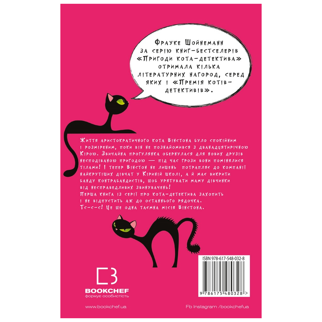 Книга Пригоди кота-детектива. Книга 1: Таємна місія Вінстона - Фрауке Шойнеманн BookChef (9786175480328) - зображення 3