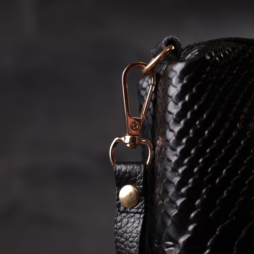 Сумка Vintage З натуральної шкіри Чорна (22272) - зображення 10