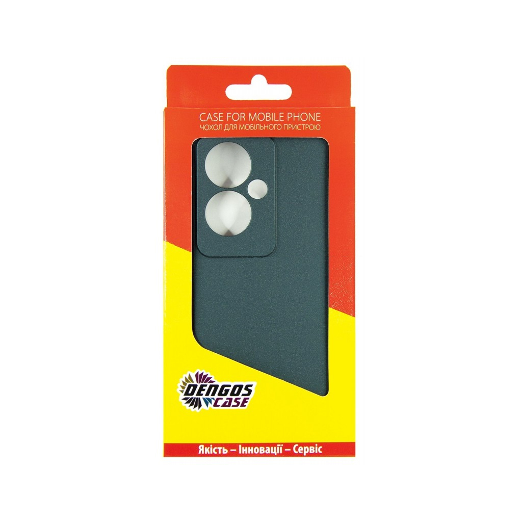 Чохол до мобільного телефона Dengos Oppo Reno 11F + glass Green (DG-KM-96) - зображення 4