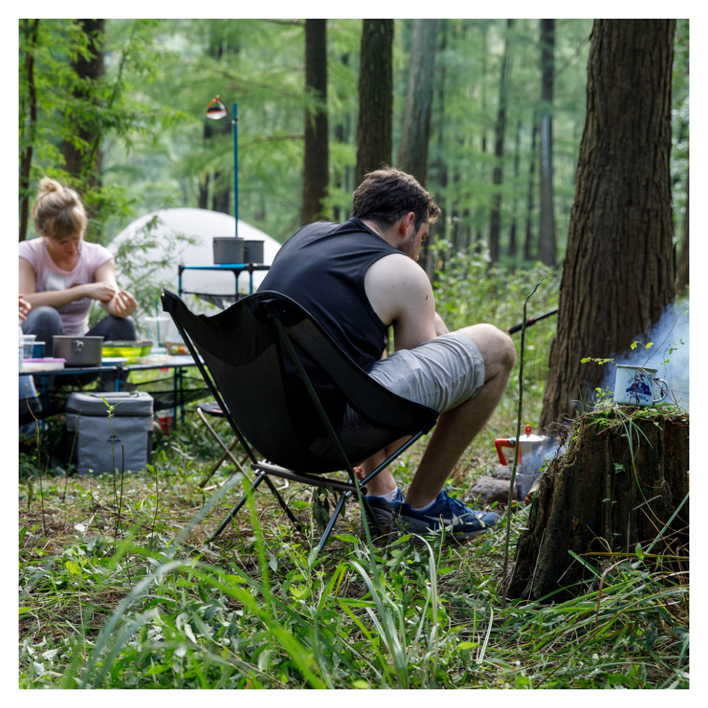 Крісло складане Naturehike Stellaluna L04 CNK2450JJ015, розмір M, чорне (6976023929410) - зображення 7