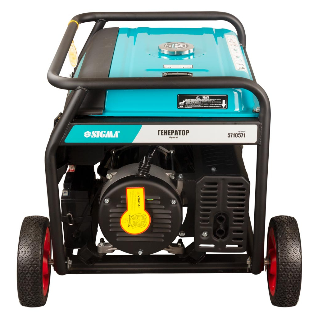 Генератор Sigma 220V 8.5/9.0kW електрозапуск (5710571) - зображення 5