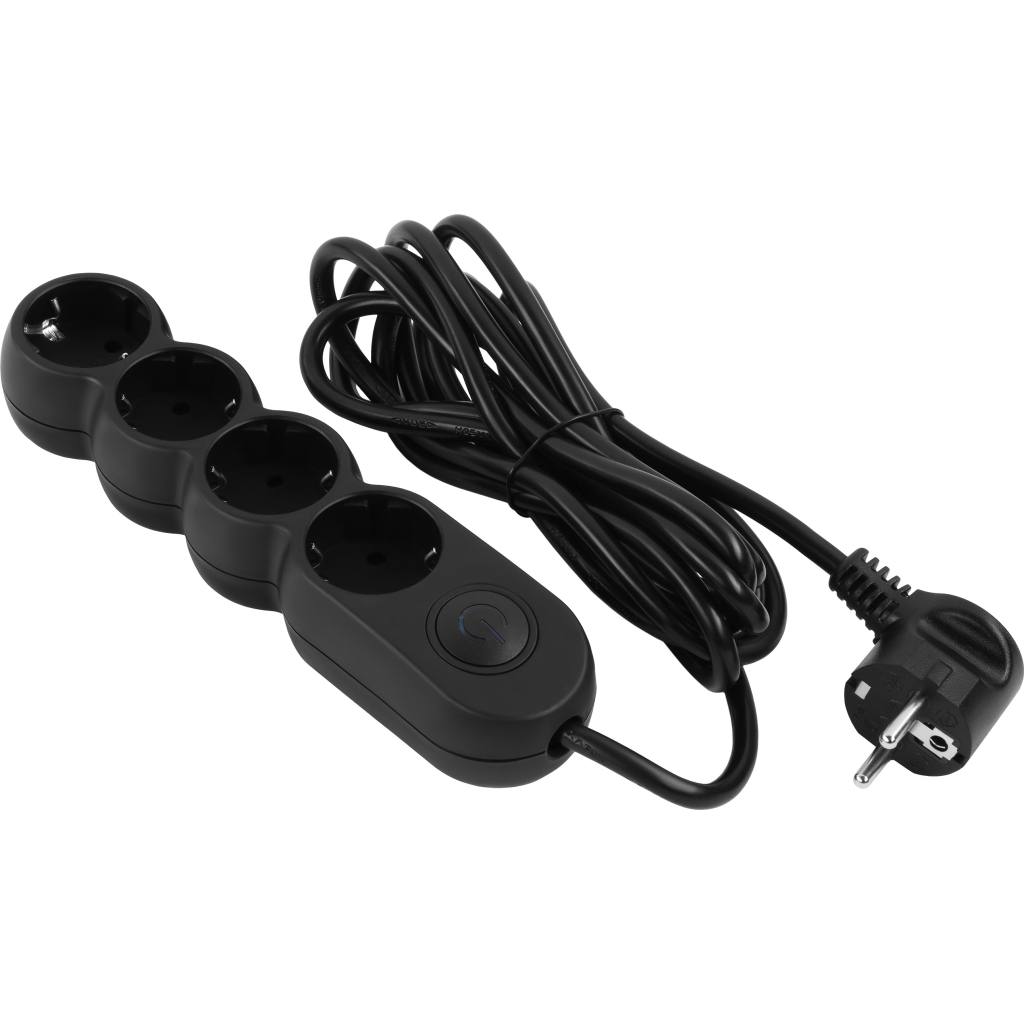 Мережевий подовжувач 2E 2E-U04VESM3BK - зображення 1